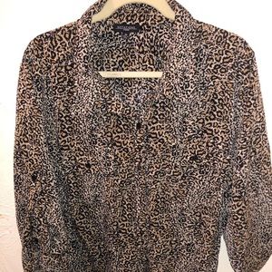 Used notations Cheetah blouse 3x